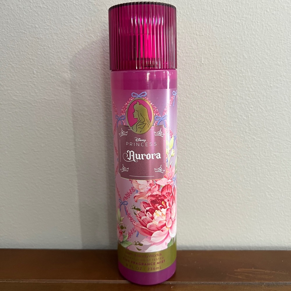 Bath & Body Works Disney Princess Aurora Fine Fragrance Mist 8oz Spray Pink